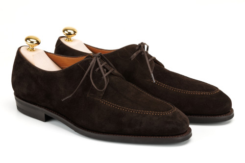 KENT Chocolate brown suede R1
